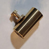 Brass wolf tone eliminator for double bass - side view