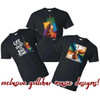 Three different T-shirts, custom designs by Gollihur Music