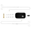 MX2-Pro In-Ear Monitor (Stage Headphones) - photo of all items included. MX PRO In-Ear Monitors, Stereo audio cable, Stereo headset cable, Carrying case with carabiner, Comply™ memory foam eartips, Silicone eartips (4 pairs), Shirt clips (2 pairs), ¼” (6.3mm) adapter, User Manual