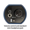 ART HP-1 Personal Headphone Amplifier - volume control and mini headphone jack on top side
