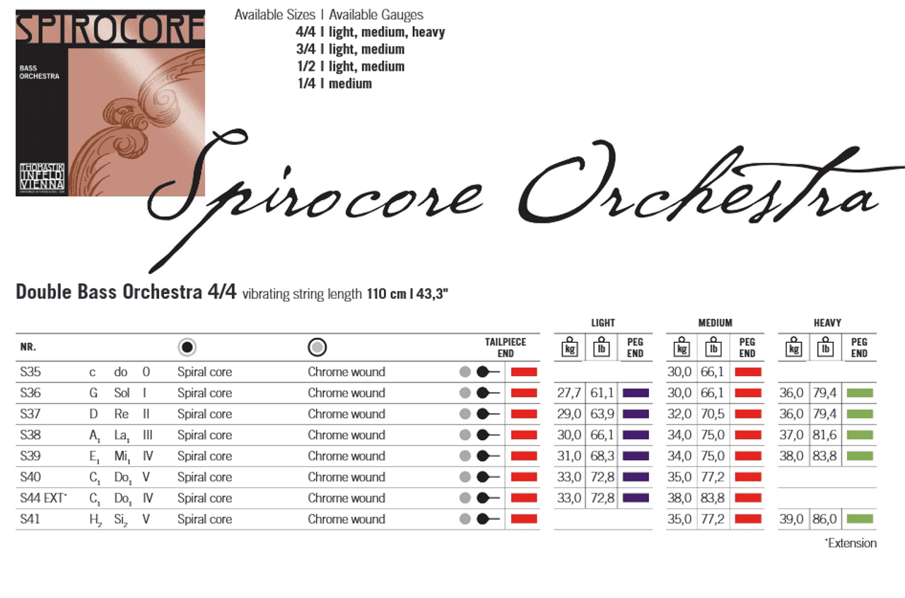 Thomastik spirocore bass Clearance