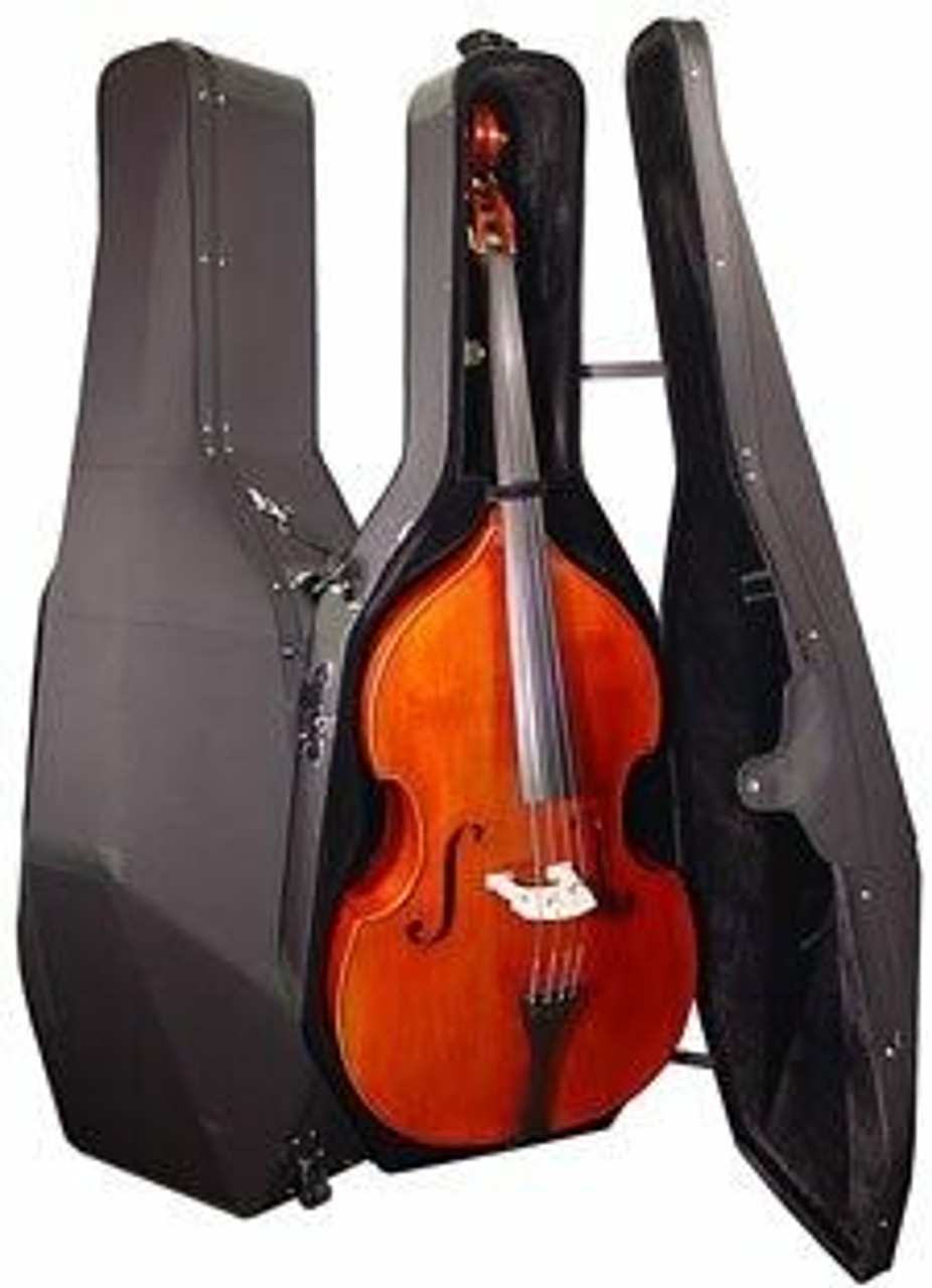 Lightweight Travel Hard-side CASE for 3/4 size Upright Bass