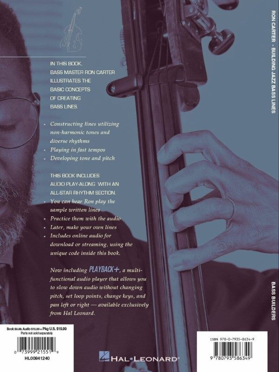 Ron Carter - Building Jazz Bass Lines - Book with Audio Tracks