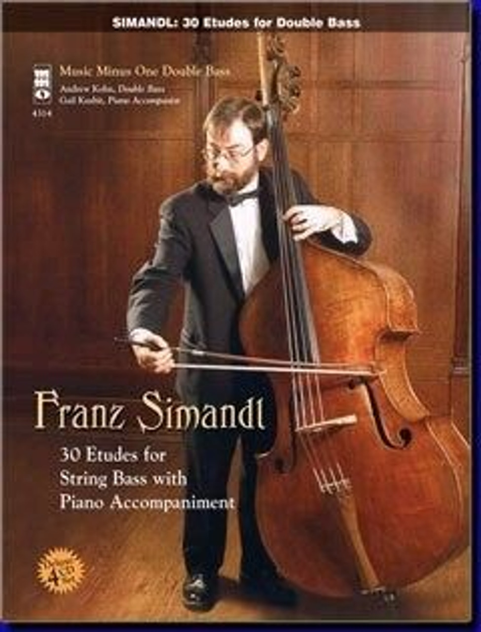 Franz Simandl - 30 Etudes with 4 Accompaniment Tracks