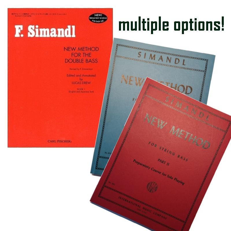 F. Simandl New Method for the Double Bass/Book 1 日本語版 ISBN0825803624  /00520 F. Simandl - New Method for the Double Bass