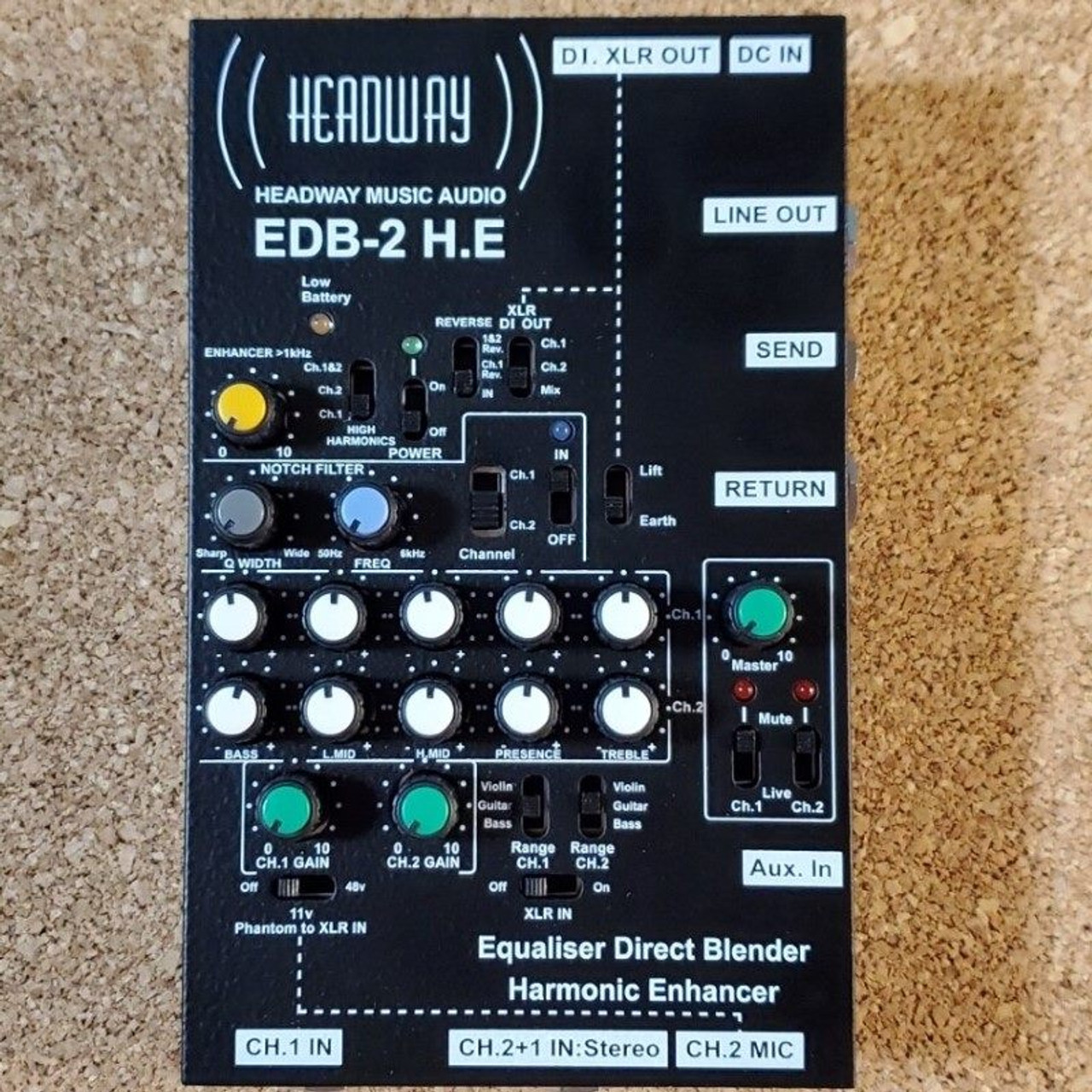 headway EDB-2 H.E. 2チャンネル プリアンプ デュアル-