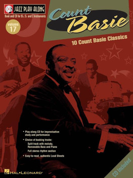 Big Band Play-Along, "Count Basie" - Book with Play-Along Audio Tracks, cover Big Band Play-Along, "Count Basie" - Book with Play-Along Audio Tracks, cover