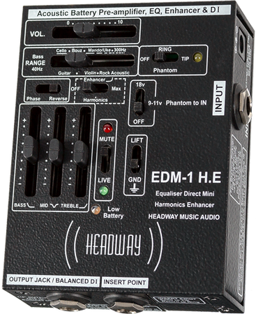 Headway EDM-1 Acoustic Instrument Preamp 