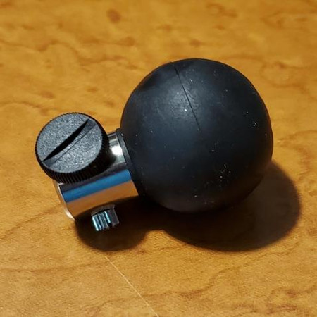 Super Endpin ball attachment for Upright Bass (tip, cover), close up