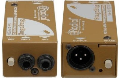 StageBug SB-4 Ultra-Compact Active DI for Piezo Pickups