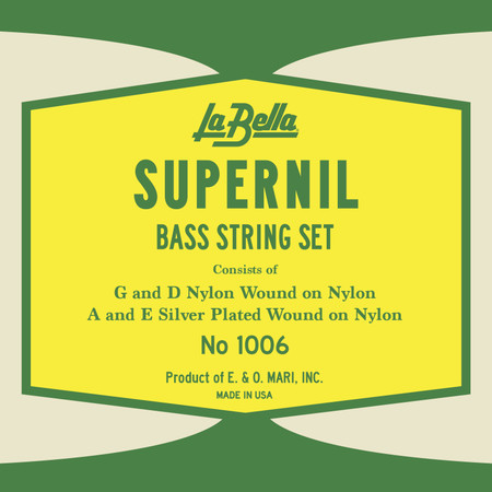 Supernil Upright Bass Strings, standard package