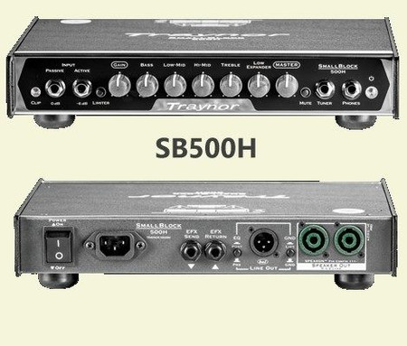 Small Block Lightweight Bass Amplifier Heads (SB200H, SB500H)