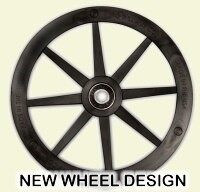 Upright Bass Buggie Bass Transporter (Bass Buggy), wheel detail