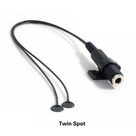 K&K Twin Spot Musical Instrument Transducer (Pickup) - CLASSIC model with surface-mount jack