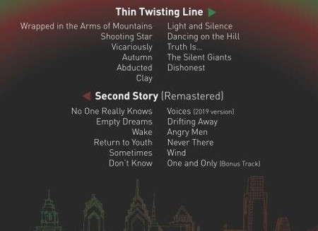 Thin Twisting Line, an album by Second Story - song list