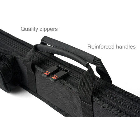 Bow Case for Bass Bow - excellent zippers and reinforced carry handle
