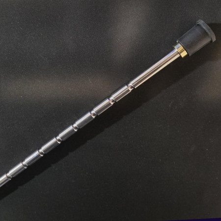 Replacement Steel Endpin for Kay and Engelhardt Upright Bass. Main shot.