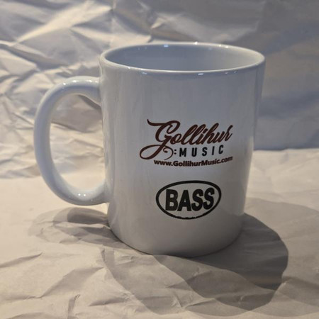 "Life is Too Short for Bad Tone" ceramic mug - second Image, back imprint