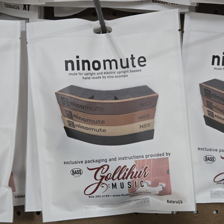 Ninomute for double bass and electric upright, packaged