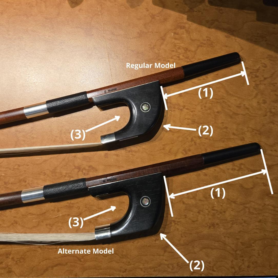 Alternate German Bow comparison photo