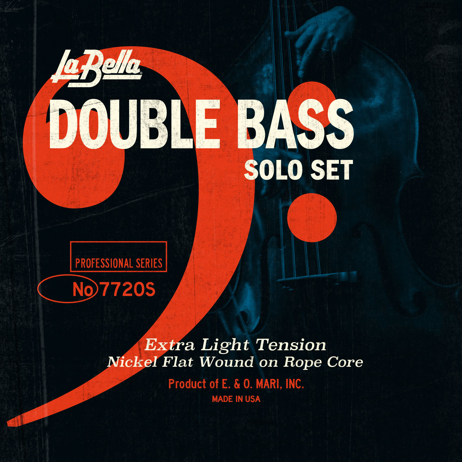 7720S Solo/Extra Light Rope Core Upright Bass Strings - Gollihur Music