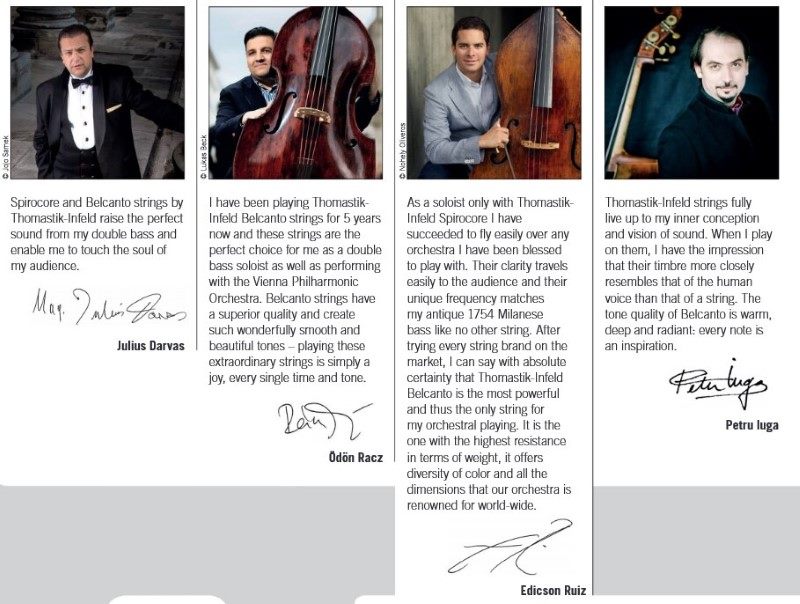 Belcanto Upright Bass Strings