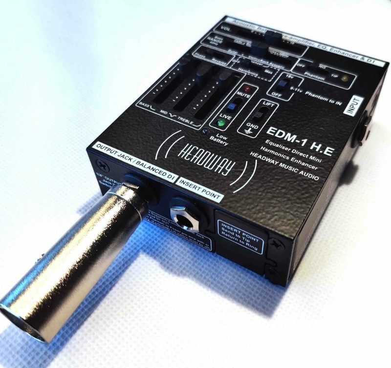 ギター Headway EDM-1 preamp headway-edm-1-he-1-channel-