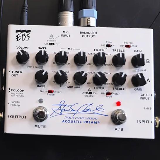 ベース EBS Stanley Clarke Acoustic Preamp EBS Stanley Clarke Signature Acoustic Preamp | Sweetwater