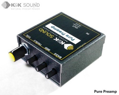 ベース clefs 4band Preamp Trickfish J-Core 4 Band Bass Preamp for Jazz Bass®
