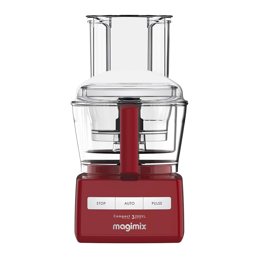 Magimix 3200XL Compact Food Processor 18374 in Red Juicers.co.uk