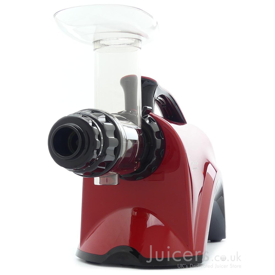 Omega Sana EUJ606 Slow Juicer in Red Juicers.co.uk
