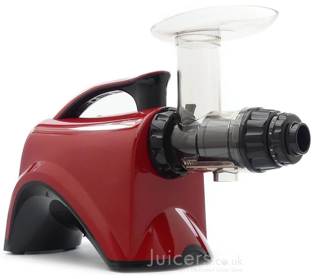 Omega Sana EUJ606 Slow Juicer in Red Juicers.co.uk