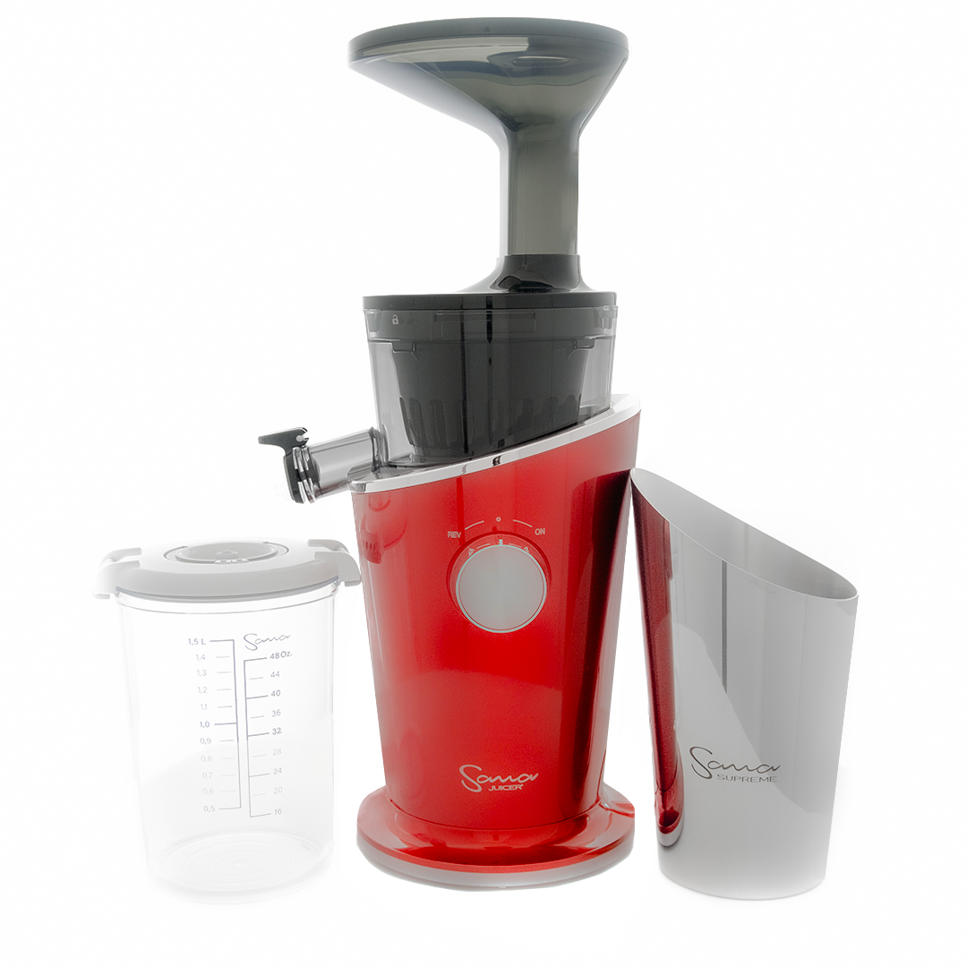 Sana Juicer 848 in Red Juicers.co.uk