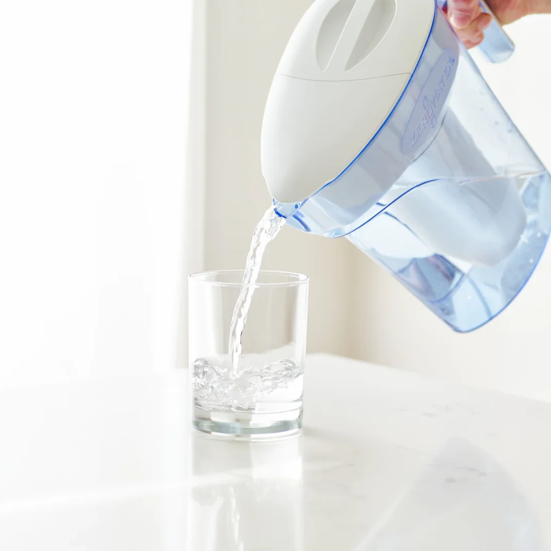 ZeroWater 7-Cup Ready Pour Pitcher (Blue) | Juicers.co.uk