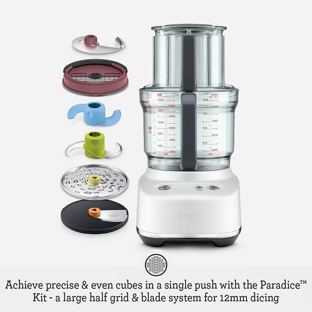 Salt Processor Sage The Paradice 9 Food Processor in Sea Salt | Juicers.co.uk
