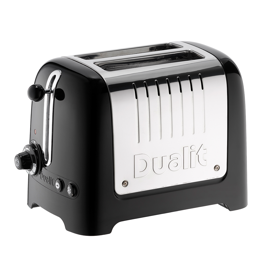 Dualit 2-Slice Lite Toaster in Gloss Black - Main Image