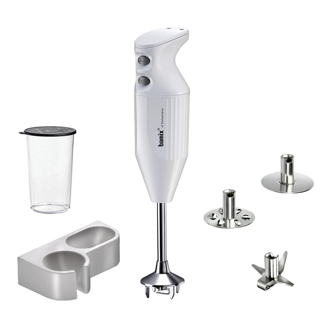 Bamix Mono M200 3-Blade Hand Blender in White | Juicers.co.uk