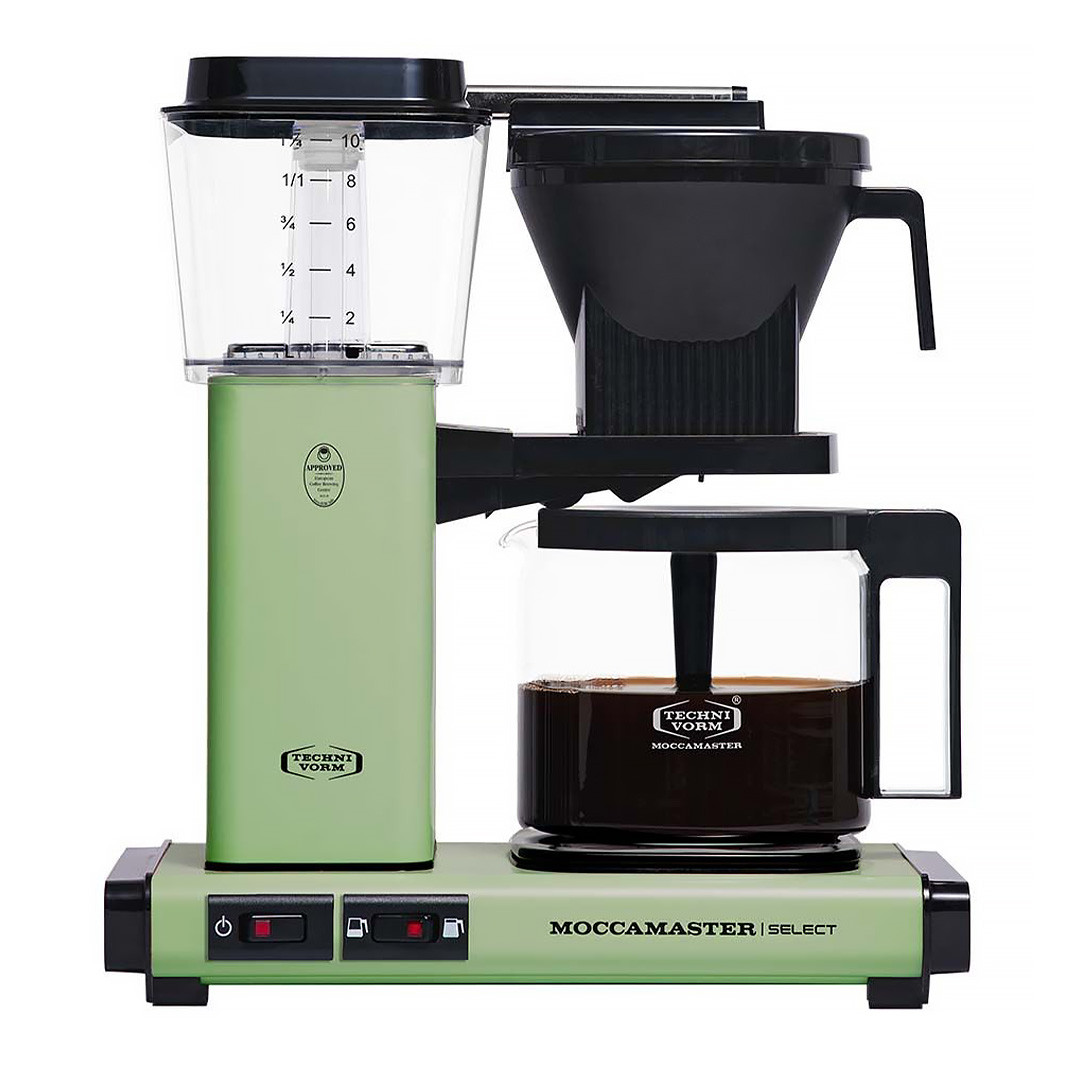 お値下げ済　Moccamaster コーヒーメーカー グリーン Moccamaster KBG Select Coffee Machine in Pastel Green | Juicers.co.uk