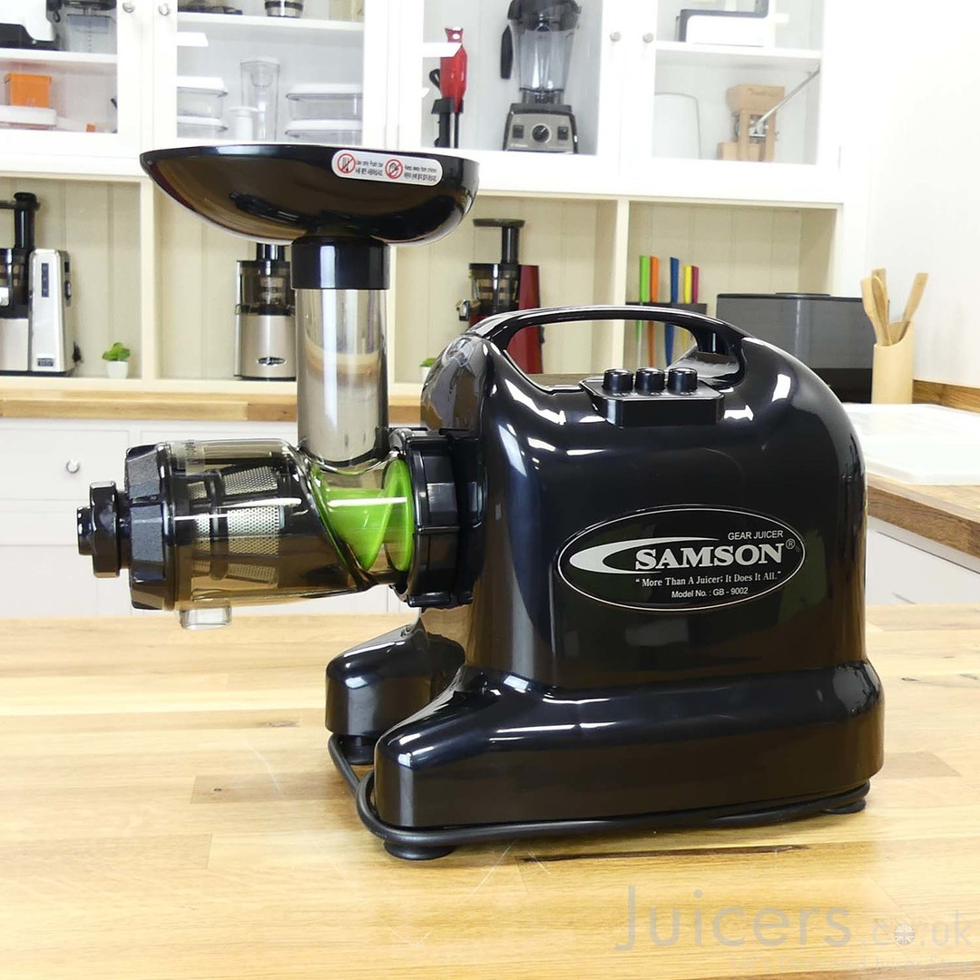 Samson GB9002 6in1 Slow Juicer in Black Juicers.co.uk
