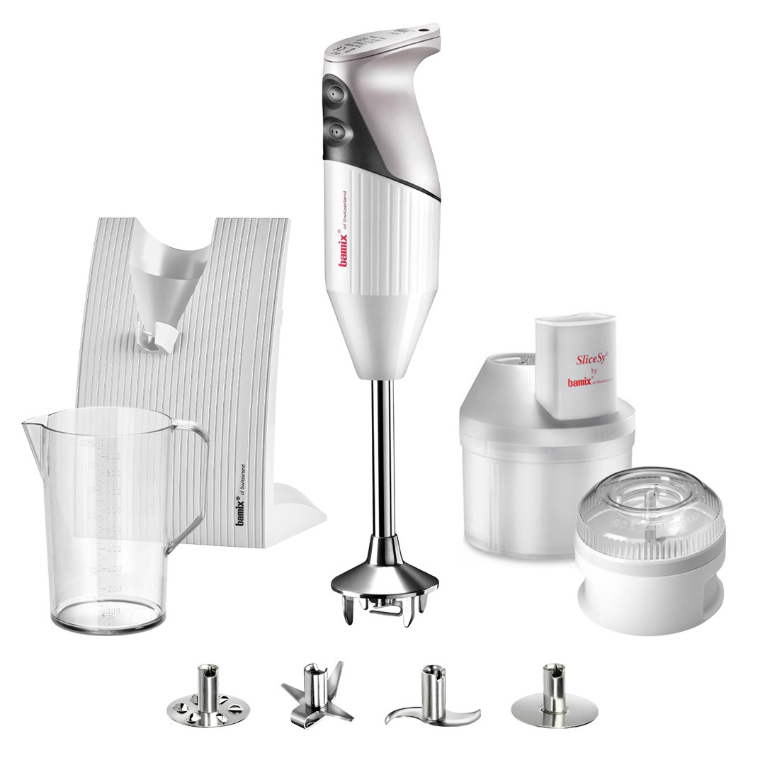Bamix Superbox Hand Blender in White | Juicers.co.uk