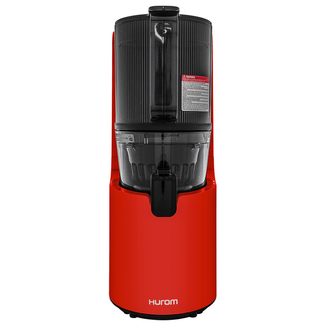 Hurom H200 SelfFeeding Slow Juicer in Red Juicers.co.uk