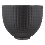 KitchenAid Black Ceramic Studded 4.7L Mixing Bowl