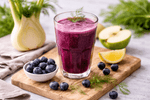 Fennel, Blueberry, And Apple Juice