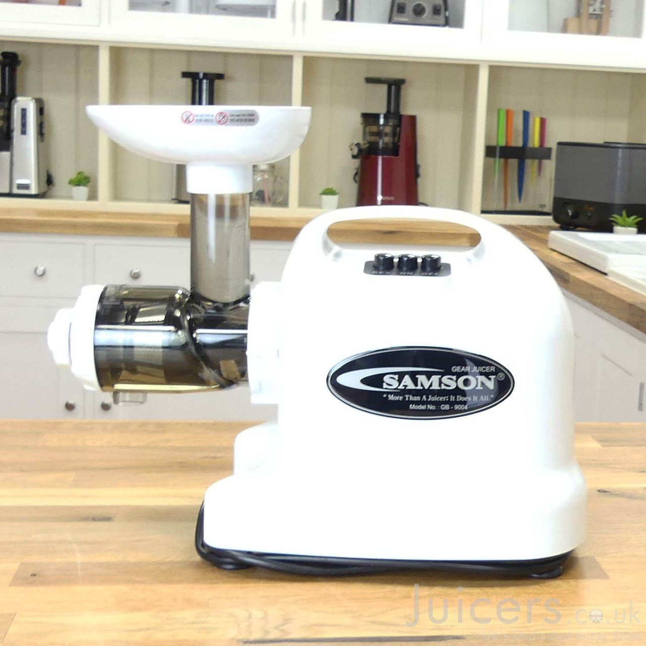 Samson GB9004 Advanced Slow Juicer in White Juicers.co.uk