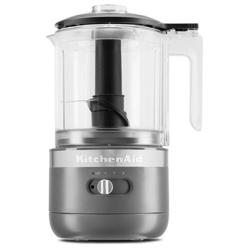 KitchenAid 5KFCB519BDG 1.2-Litre Cordless Food Chopper in Charcoal Grey