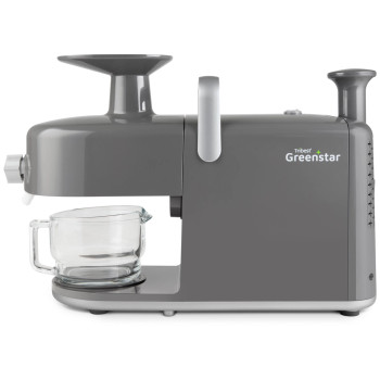 Green Star 5 Twin Gear Cold Press Masticating Juicer GS5-2GY-F in Grey