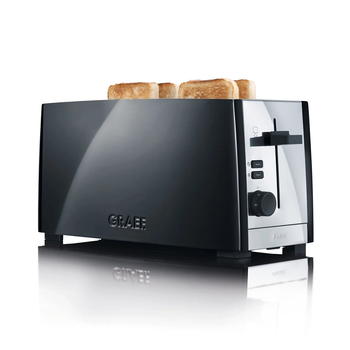 Graef 4-Slice Toaster in Black - TO102