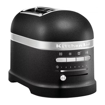 KitchenAid 2-Slot Artisan Toaster in Cast Iron Black - 5KMT2204BBK
