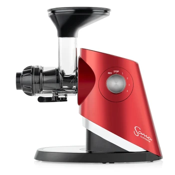 Sana EUJ-727 Supreme Horizontal Slow Juicer in Red