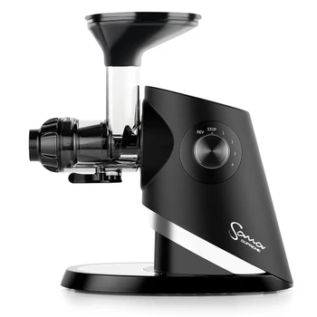Sana EUJ-727 Supreme Horizontal Slow Juicer in Black